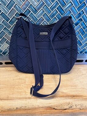 Vera Bradley Quilted Navy Crossbody Shoulder Bag